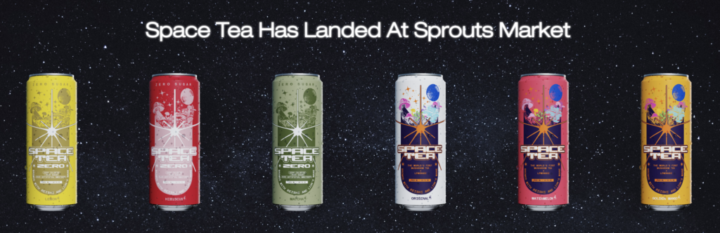 space tea non-alcoholic beverages at sprouts market