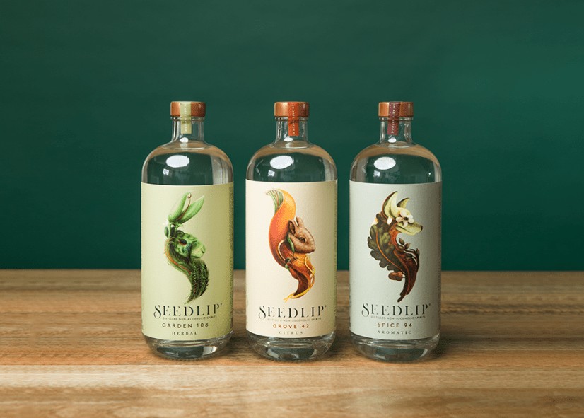 mocktail bar ideas seedlip non-alcoholic spirits