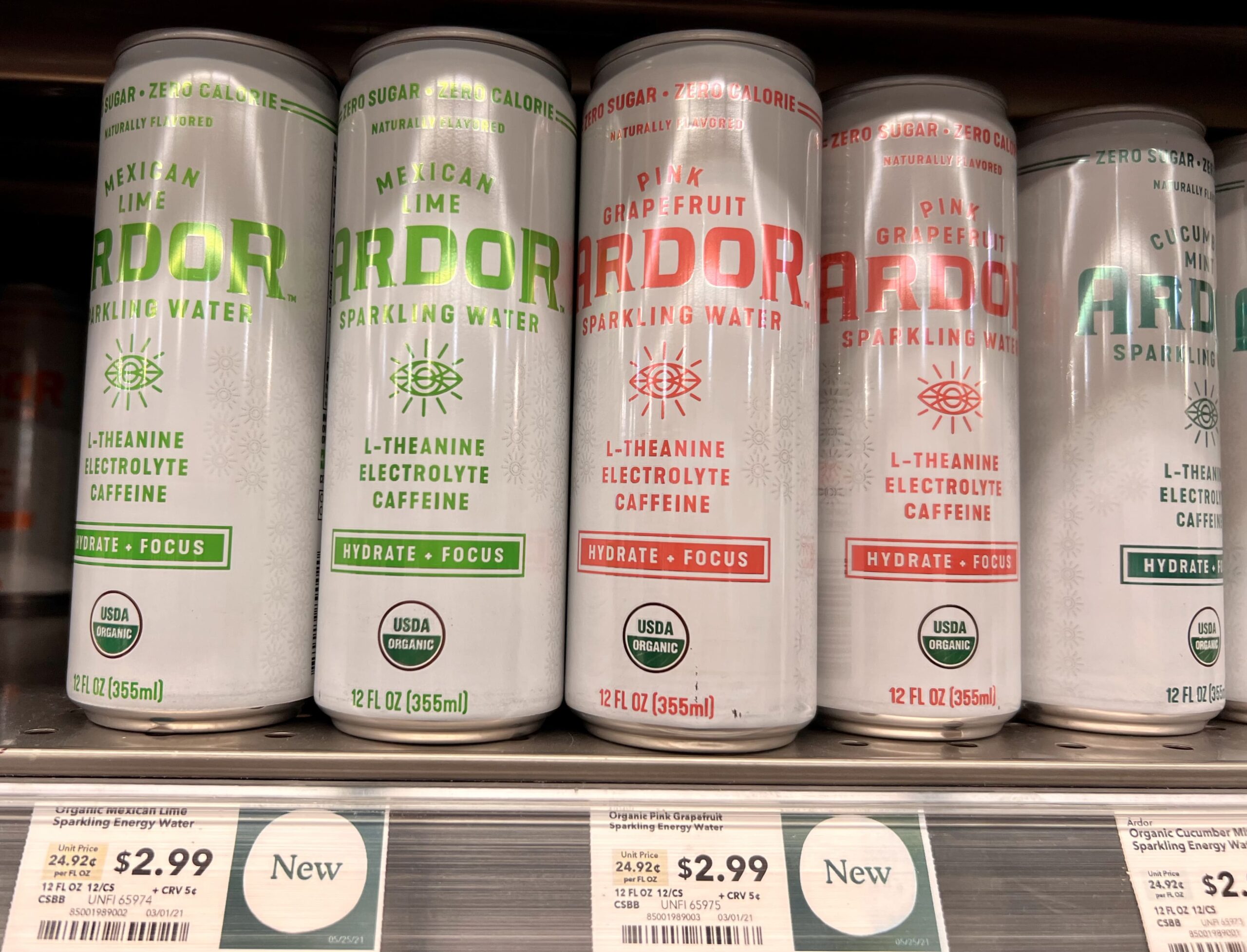 non-alcoholic drink at whole foods ardor