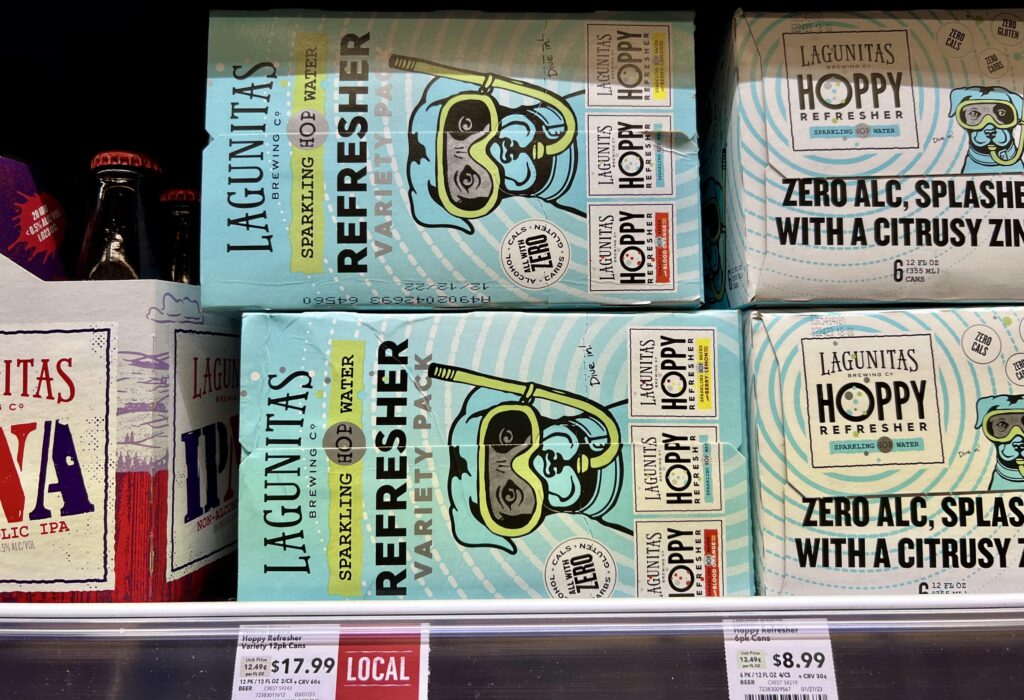 hoppy refresher NA seltzer waters whole foods shelves