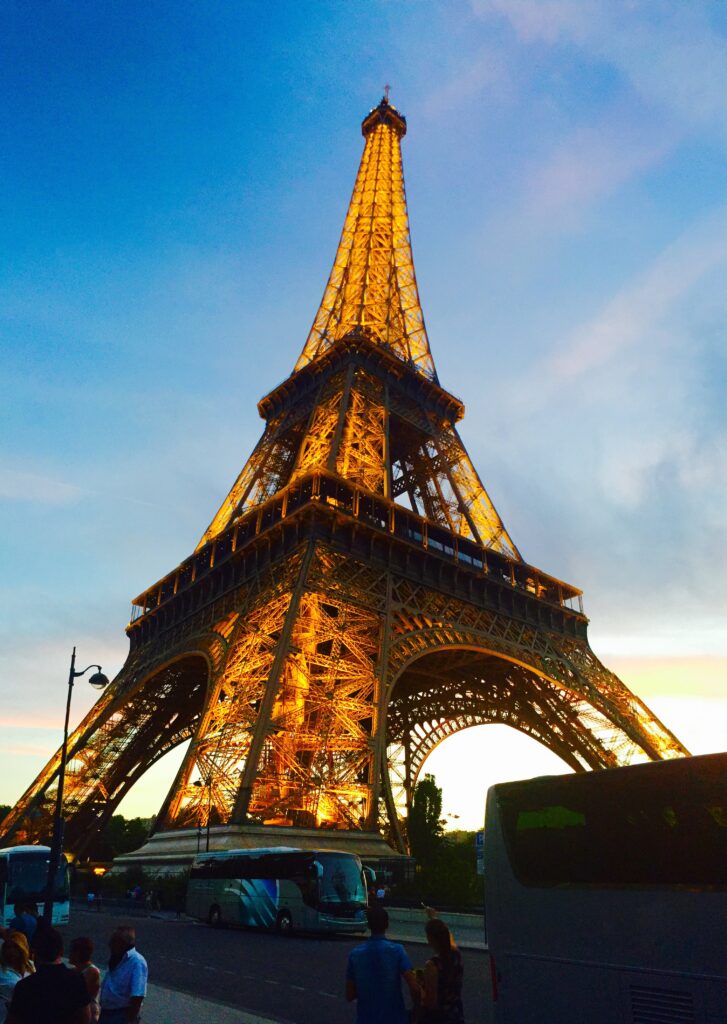 sip non-alcoholic french drinks near the eiffel tower