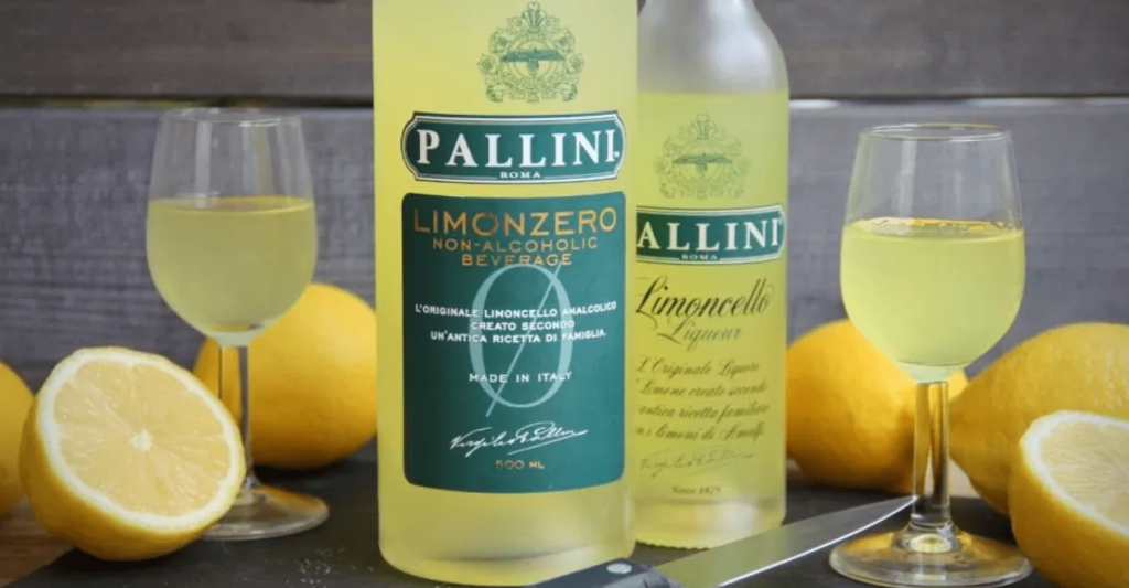 Italian non-alcoholic beverages limonzero