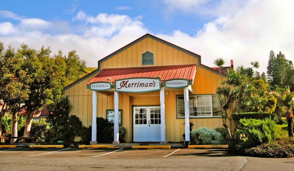 merrimans hawaii non-alcoholic drinks restaurant