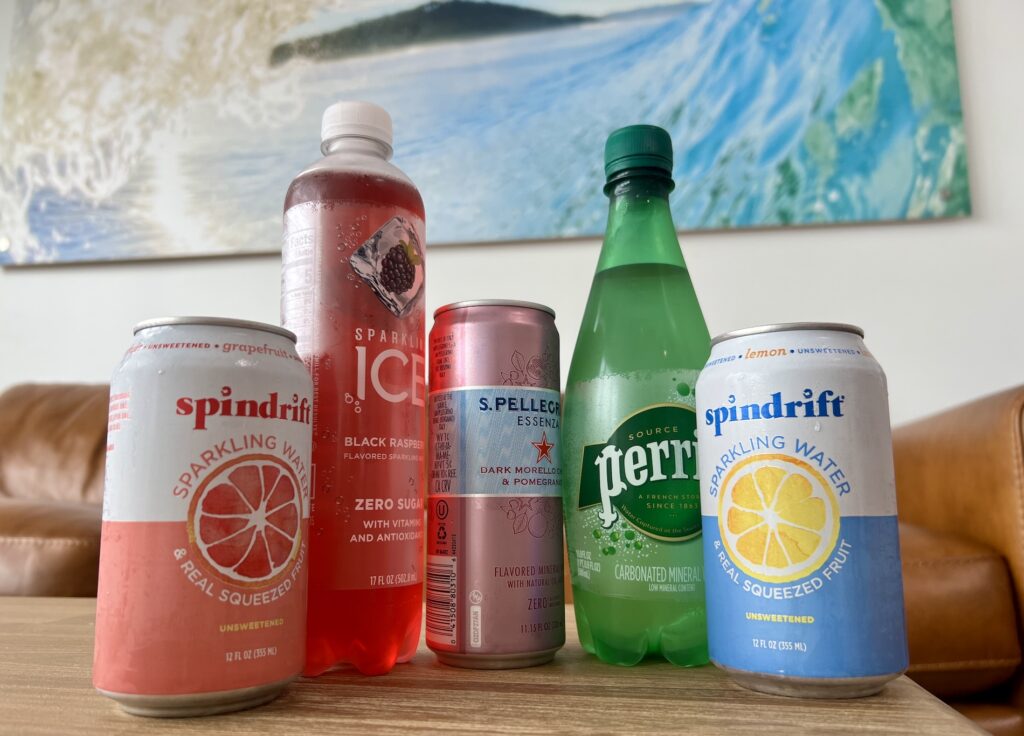 what sparkling water brands are healthy