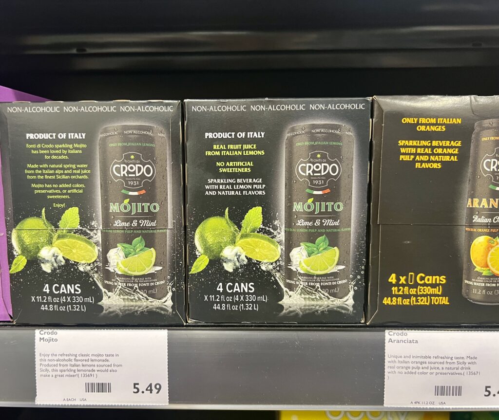 crodo mojito mocktail bevmo