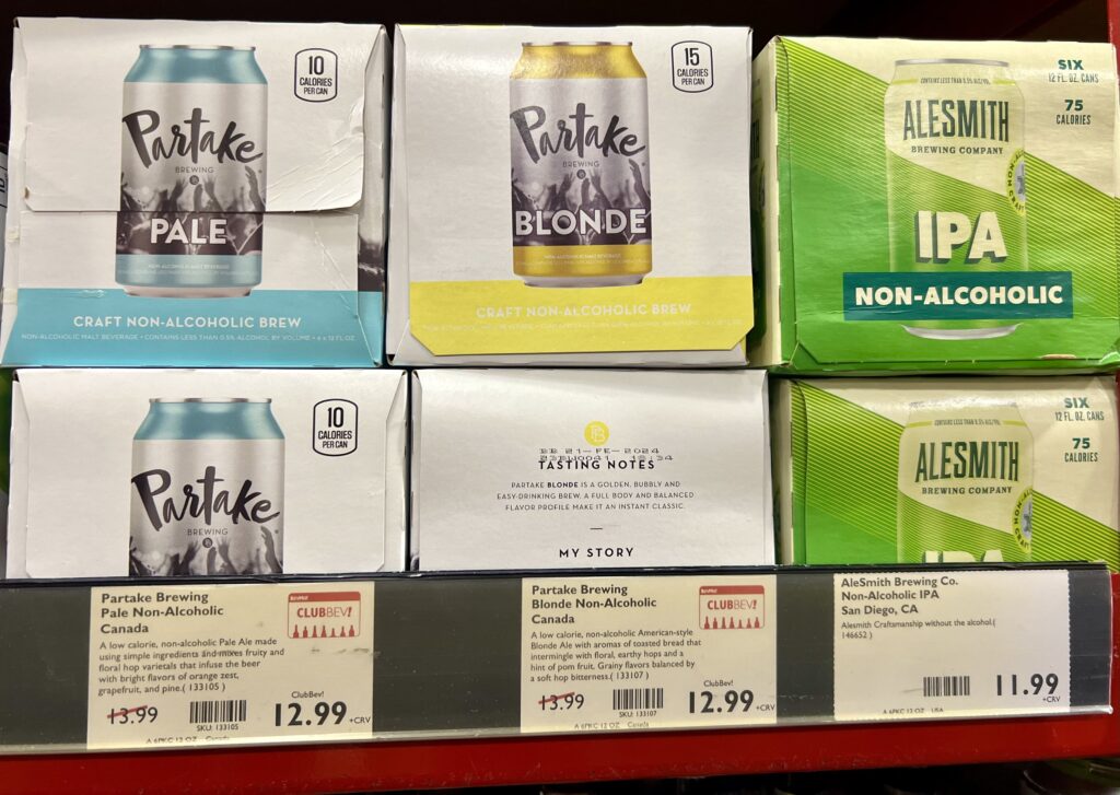 partake non-alcoholic beer available at BevMo!