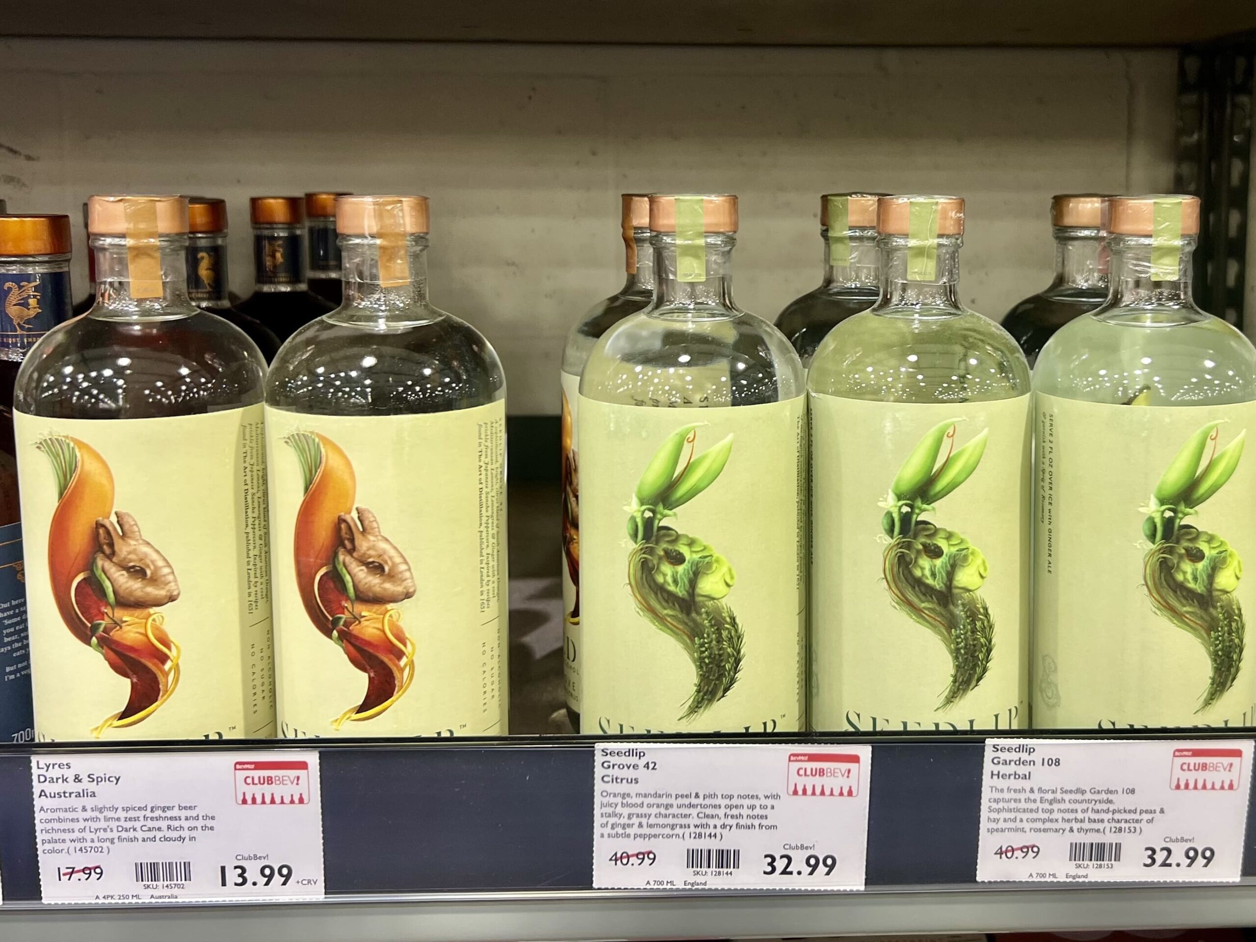 seedlip non-alcoholic cocktails at bevmo!