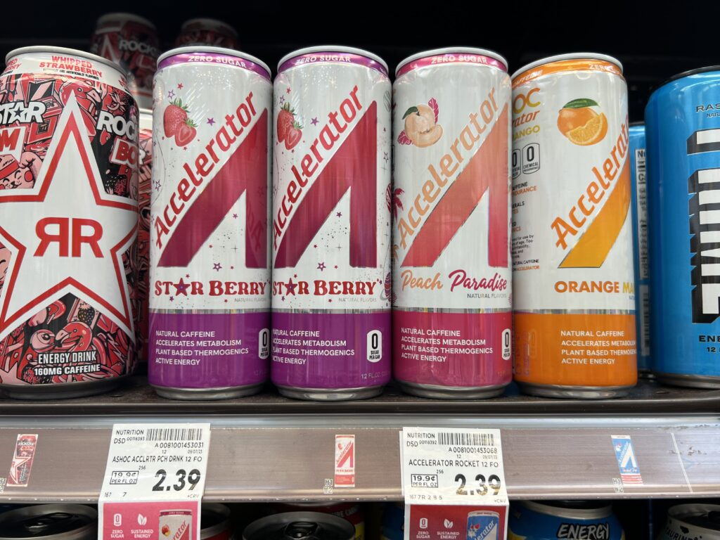 accelerator energy drink ralph's market