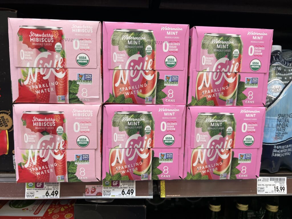 nixie flavored water ralphs non-alcoholic drinks