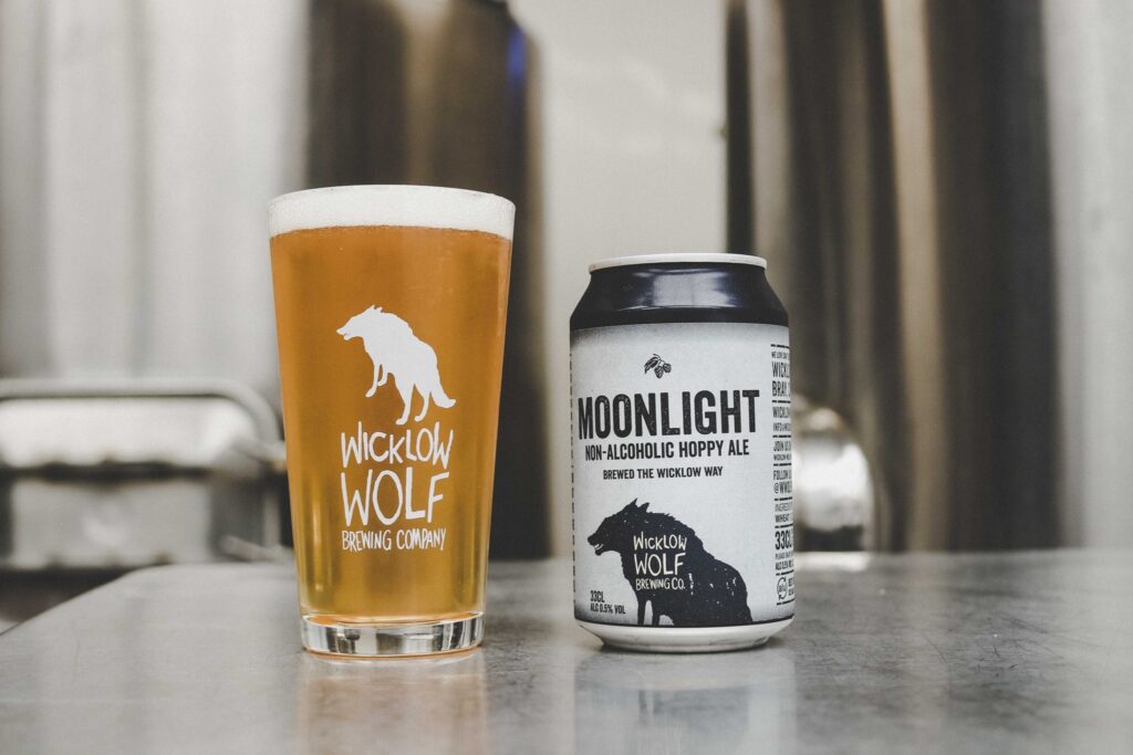 wicklow wolf non-alcoholic hoppy ale irish non-alcoholic beer